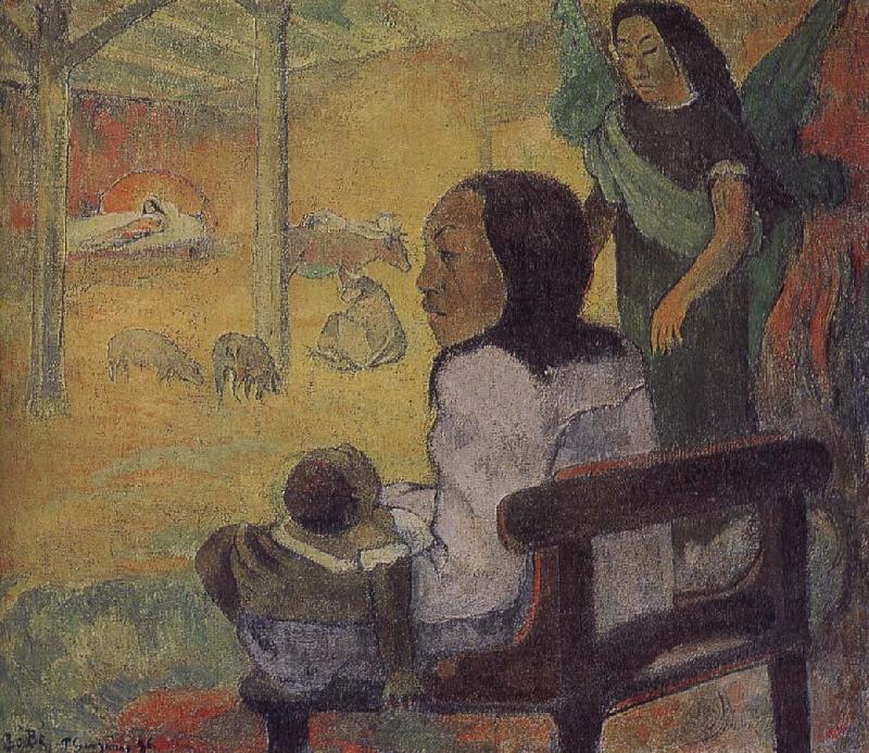 Paul Gauguin Baby oil painting image